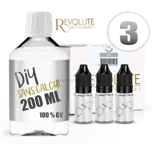 Nikotinos Alapfolyadék Revolute Pack 200 ml VG 3mg